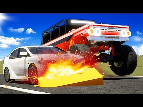 EXPLOSIVE LEGO RACE in Brick Rigs!