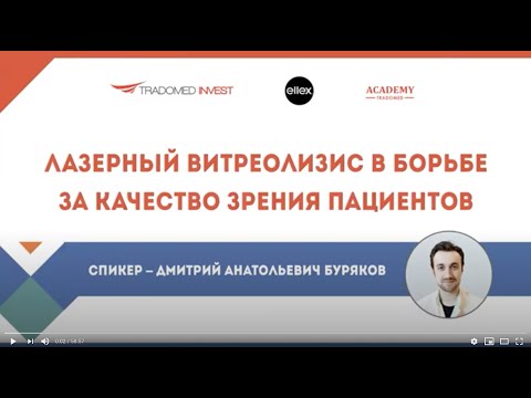 Лазерный витреолизис в борьбе за качество зрения пациентов