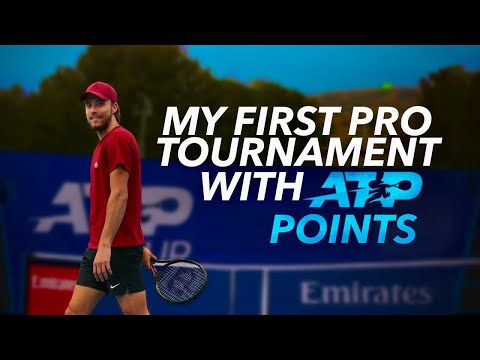 My First Pro Tournament With ATP Points | From 0 to ATP Player