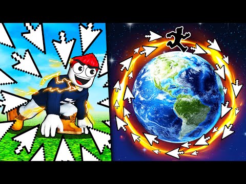 Roblox, aber jeder Klick macht dich Schneller