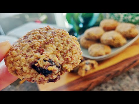 坚果饼干配方| 不用面粉不用油，不加泡打粉 | Nuts Cookies recipe | No Oil  and Gluten Free cookies