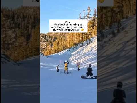 i lost my snowboard 🏂