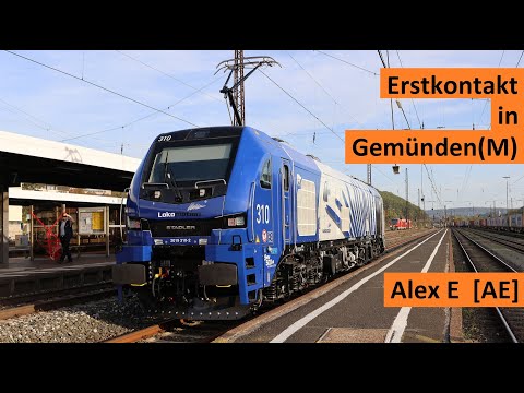 Erstkontakt Stadler Euro9000 für Lokomotion   |   Alex E  |  65 Min Bahnhof Gemünden(M)
