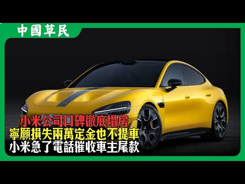 小米公司口碑徹底塌房.寧願損失兩萬定金也不提車.小米急了電話催收車主尾款#小米 #雷军 #reaction