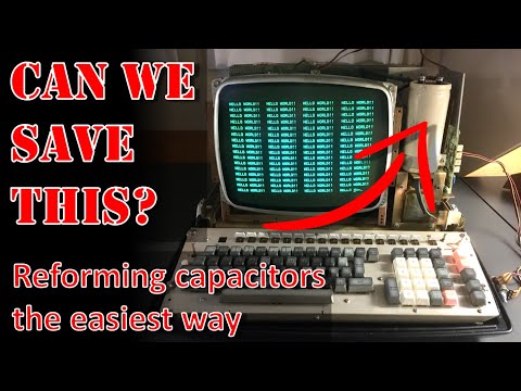 Reforming capacitors the easiest way, tutorial