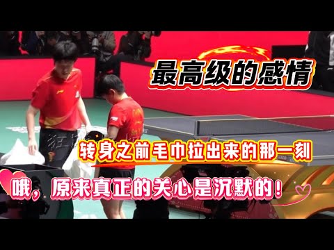 12.6日赛场花絮｜混双老祖的出现，日本队仍然是没办法对抗｜很多精彩球分享｜楚钦转身前把莎莎的毛巾拿出来搭在旁边，“什么都你来”具象化了｜谁家的搭档如此细心啊👍🦈🦁