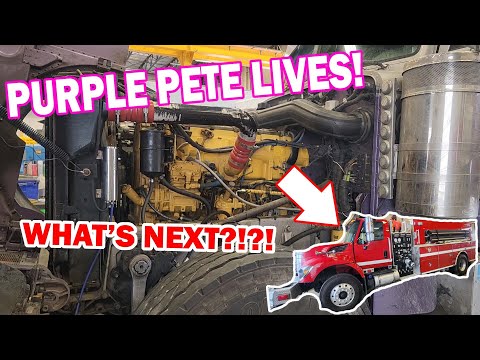 Purple Pete Lives Again!!! Finishing the C-15, then starting a new project.....Fire Truck.