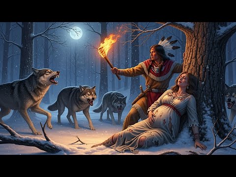 JEFE APACHE SALVÓ VIUDA EMBARAZADA DE LOBOS HAMBRIENTOS... y protegió a familia que no era suya...