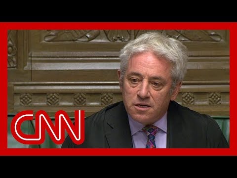 Speaker refuses vote on Boris Johnson's Brexit deal