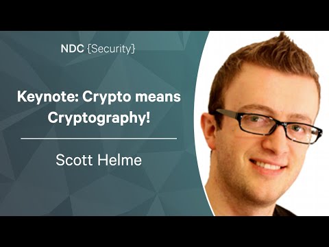 Keynote: Crypto means Cryptography! - Scott Helme - NDC Security 2023