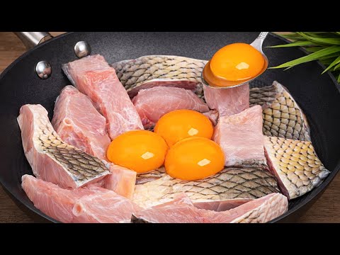 Eier mit Karpfen mischen! Diesen Trick habe ich in einem schicken Restaurant gelernt!