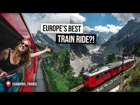 We Found France’s MOST BEAUTIFUL Train Ride! - Glaciers, Local Food & Epic Views 😍 This is Chamonix!