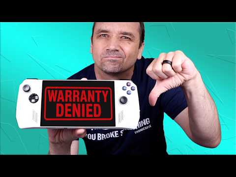 ASUS REFUSED to Fix His ROG Ally - Can I?