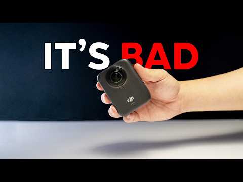 The DJI Osmo 360 kinda sucks.