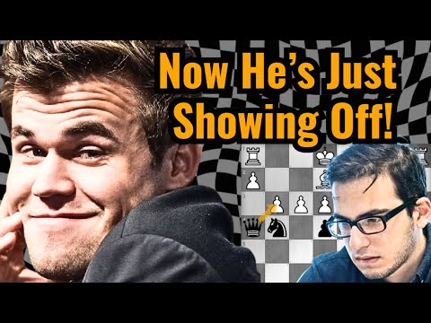 Magnus Sacrifices His Queen FOR FUN! Humiliating FLEX vs. 3000 Rated GM!