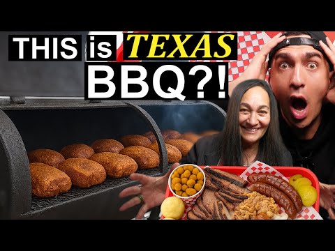 New Zealand Mother and Son React to: American "TEXAS BBQ"