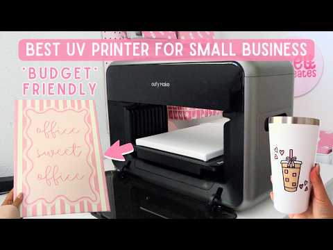 The most AFFORDABLE UV Printer for Small Business | eufyMake UV Printer E1 Unboxing, Setup, & Review