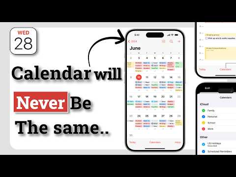 Apple Calendar Tips every user needs to know on IOS 18!