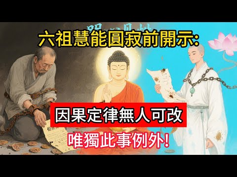 六祖慧能圓寂前開示：因果定律無人可改，唯獨此事例外。#佛學 #正能量 #菩提解脫道 #佛教文化 #佛教故事 #人生感悟