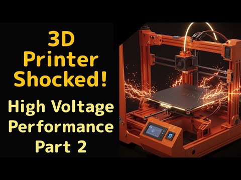 High Voltage 3D Printing Part 2: 24v vs 36V vs 48V vs 60V Tests (See the Results!)