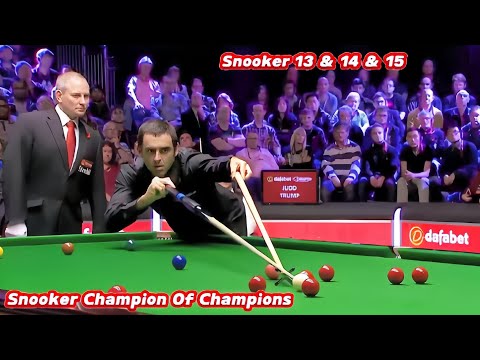 Snooker Champion Of Champions Ronnie O'Sullivan VS Judd Trump ( Frame 13 & 14 & 15 )