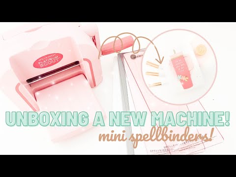 It's Mini & It's Pink! | Unboxing the Spellbinders Scout Die Cutting Machine