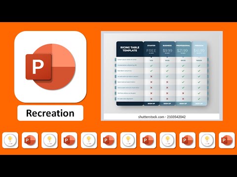 TABLE LAYOUT INFOGRAPHIC || Microsoft PowerPoint || Ideas PPT