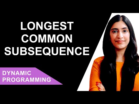 Coding Interview Question | Longest Common Subsequence | Dynamic Programming with space optimization