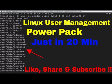 Linux User Administration in Depth | Useradd command and files used to create user