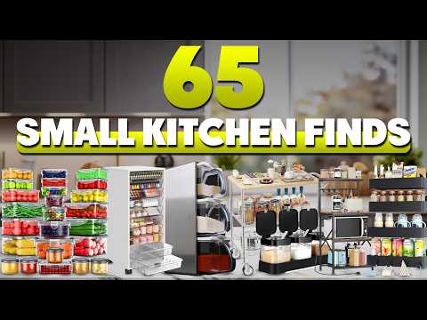 65 Amazon Finds for Small Kitchens & Tiny Countertops That Help Maximize Space!