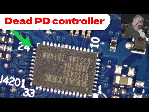 Lenovo E590 no power, not charging or slow charge, RTS5455 PD controller replacement