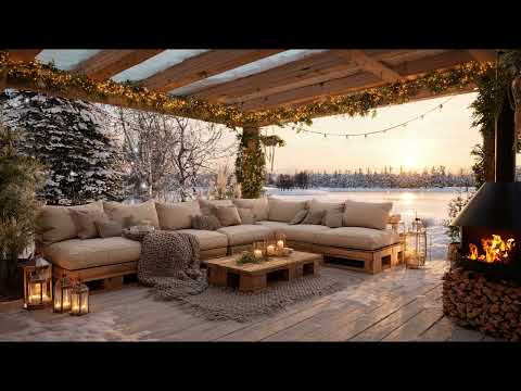 Cozy Christmas Night 🎄 | Luxury Apartment Ambience with Warm Fireplace to Relax & Unwind