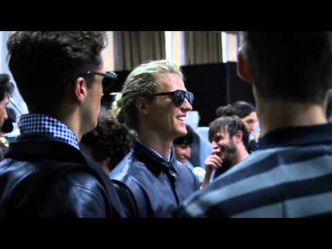 Giorgio Armani - 2015 Spring/Summer Menswear Fashion Show Backstage
