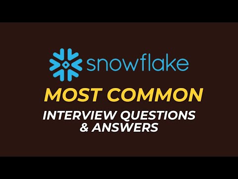 Snowflake Interview Questions and Answers for  2025