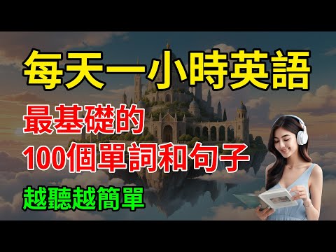 The most basic level: 100 words and sentences, getting simpler with repeated listening | English ...