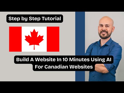 Use AI to Build a Website in 10 minutes For Canadian Buisnesses