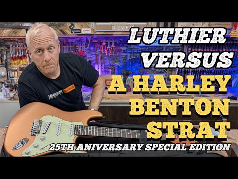 Luthier Vs The Harley Benton Anniversary Strat....Amateur Instrument or Quality machine?