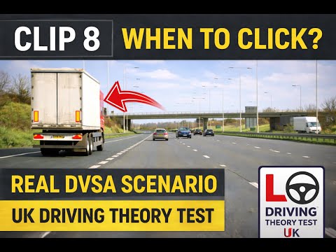 Hazard Perception Test Practice – Clip 8 | Real DVSA Scenario | UK Driving Theory 2025