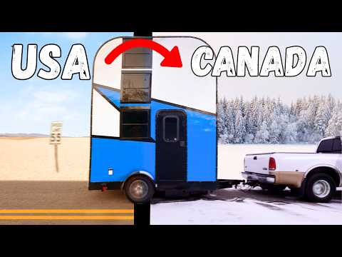 Driving my TRIPLE DECKER camper 2,000 miles to CANADA