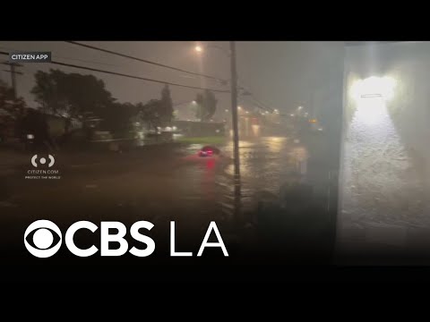 Orange County streets flooded as latest storm passes through Southern California