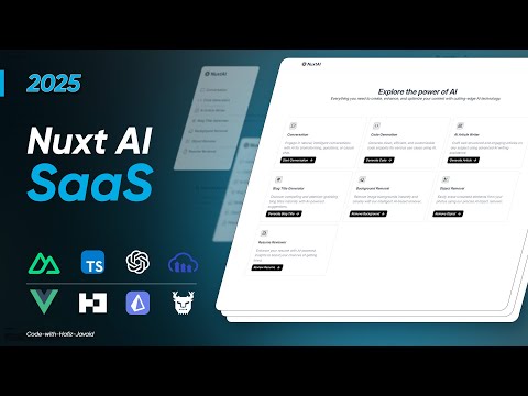 Build & Deploy FullStack AI SaaS App using Nuxt 4 Vue 3 OpenAI Gemini Cloudinary Polar Prisma SQLite