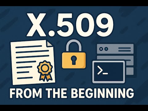 X.509 From the Beginning (Part 1 of 3)