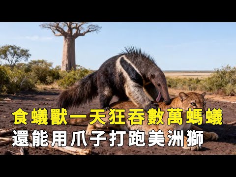 Anteaters devour tens of thousands of ants a day