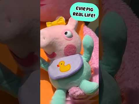 Peppa’s little sister, Evie, for real life! #peppapig #peppa #eviepig