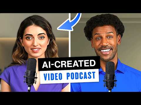 How To Make Realistic Video Podcasts FAST With NotebookLM