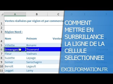 How to highlight the row of the selected cell