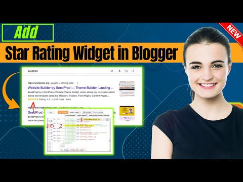 How to Add a Star Rating Widget in Blogger 2025 | Full Guide