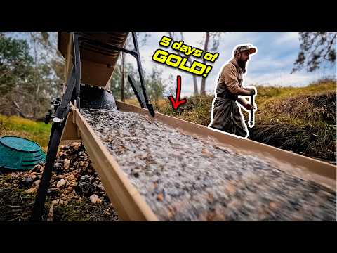 5 Days of Gold Mining | Insane Gold Recovered!