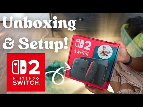 Unboxing My Switch 2 in an Airbnb… in Pajamas 😭 (First Impressions!)