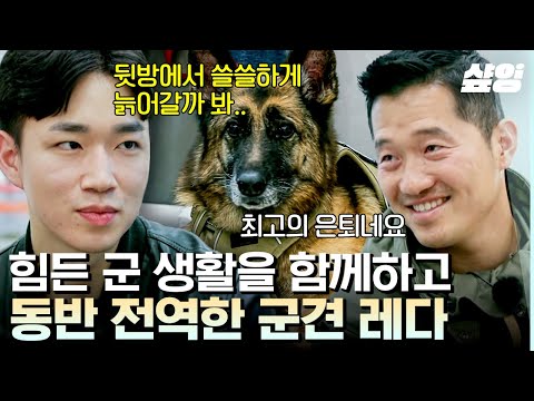 [#고독한훈련사] 군견 대회 최우수상 출신에서 수의사 가족이 되다? 최고의 은퇴를 한 군견의 이야기🐶 | #샾잉